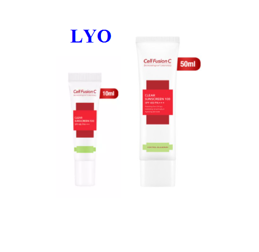 Kem Chống Nắng Dành Cho Da Dầu Cell Fusion C Clear Sunscreen 100 SPF 48/PA+++ 10ml/50ml