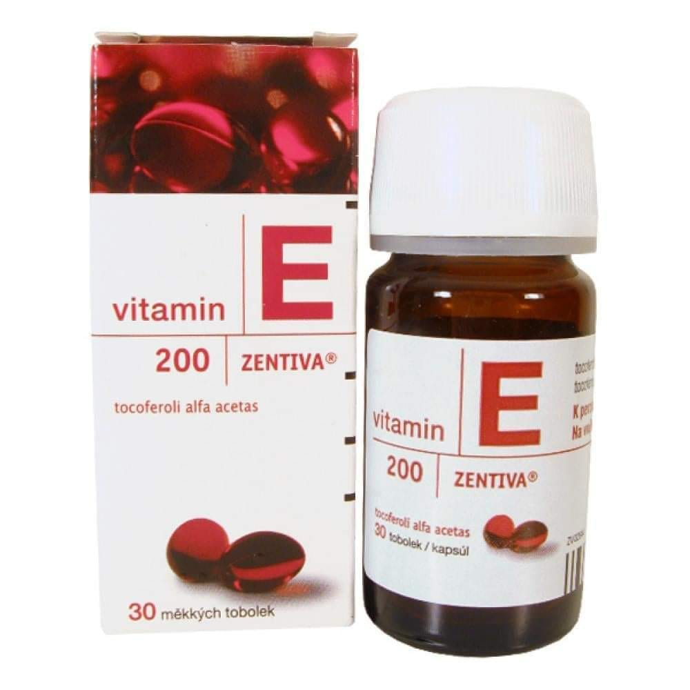 Vitamin E Đỏ Zentiva 400Mg Hộp 30V