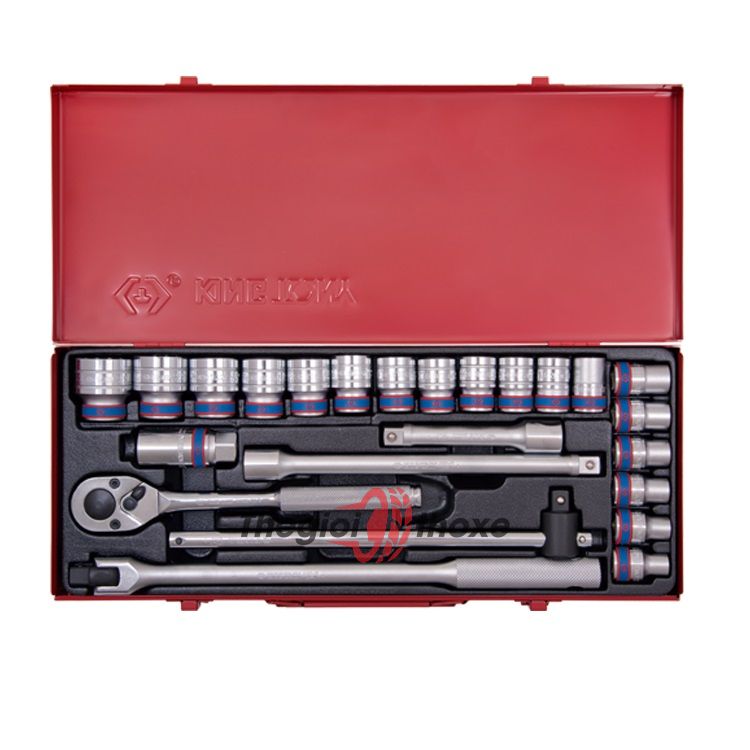 Bộ khẩu kingtony 1/2" lục giác 4526MR01 – 24 chi tiết 10-32mm - đầu tuýp mở ốc | Thế Giới Thợ Xe