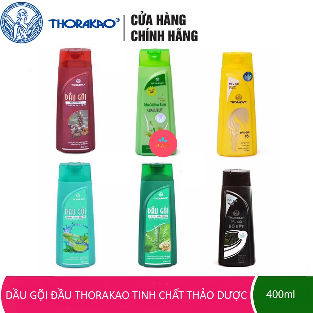 Dầu gội đầu thảo dược thorakao giúp dưỡng tóc ngăn ngừa gãy rụng tóc 400ml cam kết sản phẩm đúng mô tả chất lượng đảm bảo an toàn đến sức khỏe người sử dụng