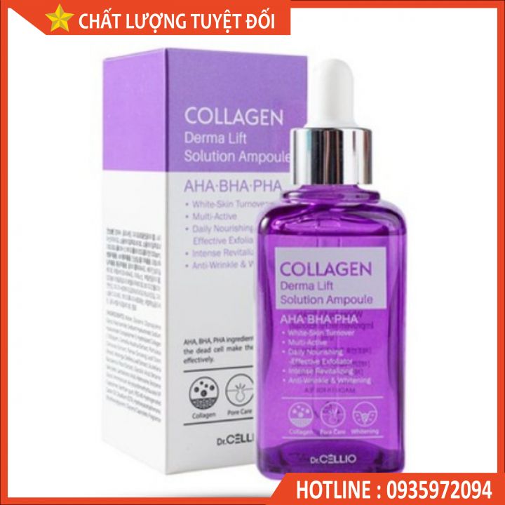 Serum Tinh Chất Collagen Derma Lift Solution Ampoule Dr. Cellio (50Ml)