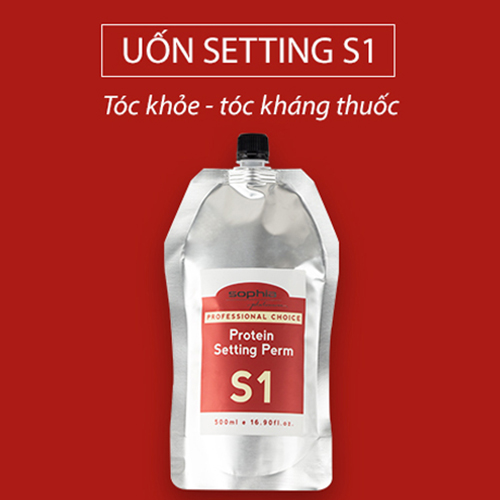 Thuốc Uốn Duỗi Protein Chống Nát Tóc S1 - Uôn Máy (Dành Cho Tóc Khỏe Và Trung Bình)