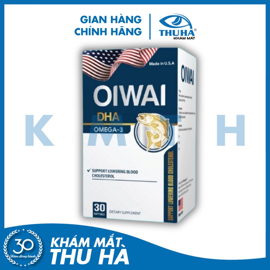 OIWAI - Viên uống bổ sung DHA Omega-3 USA [Hộp 30 viên]