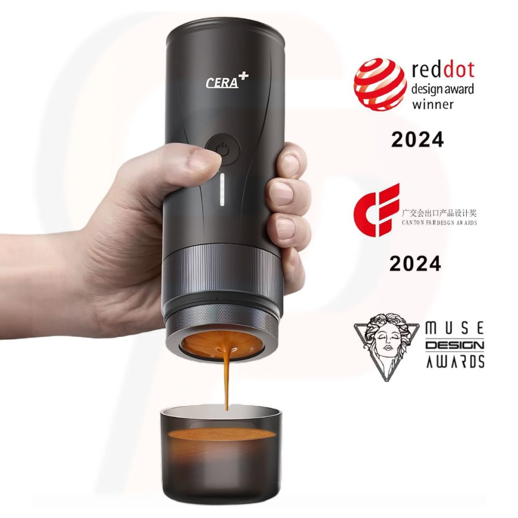 (Quà tặng giá trị >650k) Máy pha cà phê điện Espresso cầm tay PCM04 Pro CERA+ Rổ 51mm20bar Ủ cà 10s