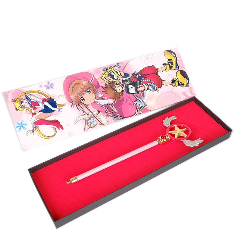 Gậy Quyền Trượng phép thuật Cardcaptor Sakura hóa trang cosplay Thủ Lĩnh Thẻ Bài họa tiết tinh tế (D