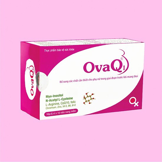 Ovaq1 Giúp Hỗ Trợ Mang Thai Tự Nhiên - Hộp 30 Viên