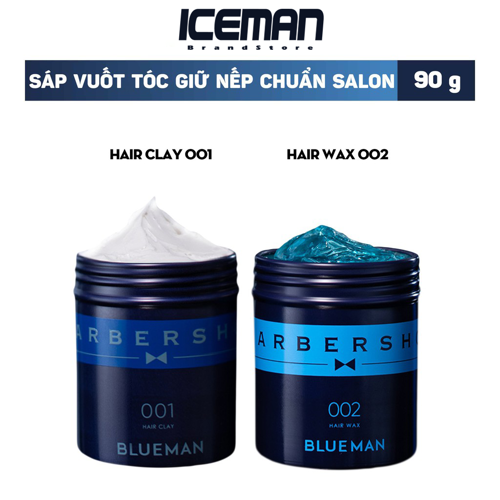 [Hcm]Sáp Vuốt Tóc Nam Blueman Giữ Nếp Chuẩn Salon 90G