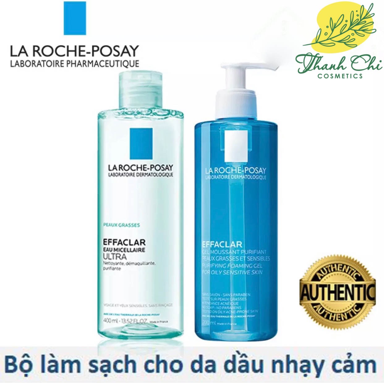 [Sale Chính Hãng] Nước Làm Sạch Sâu Tẩy Trang Cho Da Dầu Nhạy Cảm La Roche - Posay Micellar Water Ultra Oily Skin 400Ml