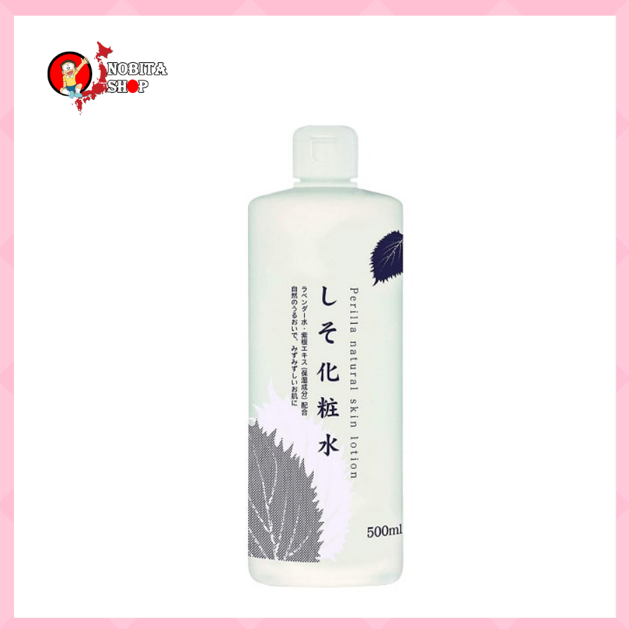 Nước hoa hồng lá tía tô Dokudami Perilla Natural 500ml Nhật Bản