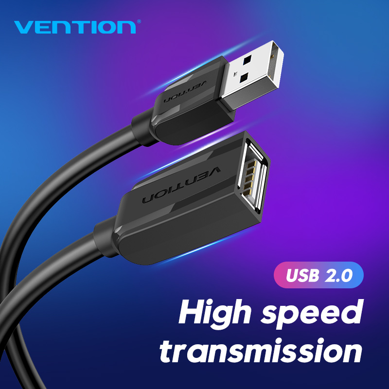 Vention Cáp Nối Dài USB 3.0/2.0 Male to Female Extension Wire Super Speed USB Cáp Sạc for PC Laptop 