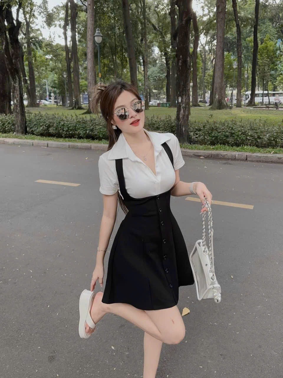 Váy Yếm Bầu Công Sở đẹp giá rẻ Tháng 3,2024|BigGo Việt Nam