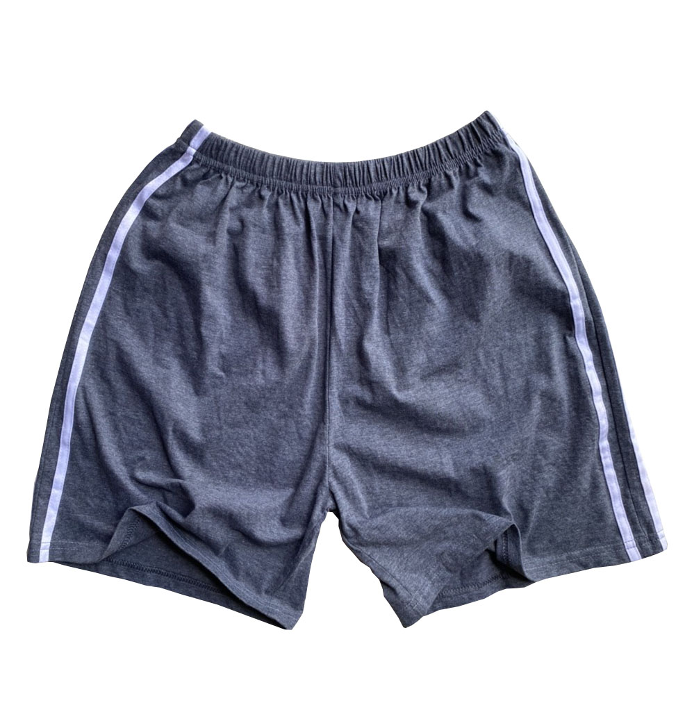 (QSM9) Quần Đùi Nam Thun Cotton Mặc Nhà - Quần Đùi Mặc Ngủ Nam Kẻ Sọc Đôi 2 Bên Chất Cotton Mềm Mại 