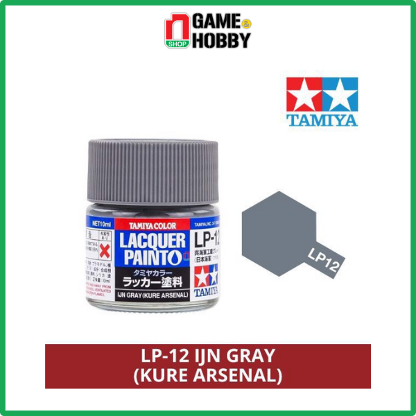 SƠN MÔ HÌNH TAMIYA LACQUER LP-12 IJN GRAY KURE ARSENAL