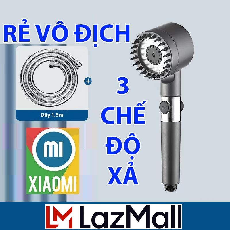 LazMall Xiaomi Stock Bộ Vòi Hoa Sen Xiaomi Vòi Hoa Sen Vòi Nhà Tắm Tăng Áp Lực Nước Chất Liệu Mạ Ino