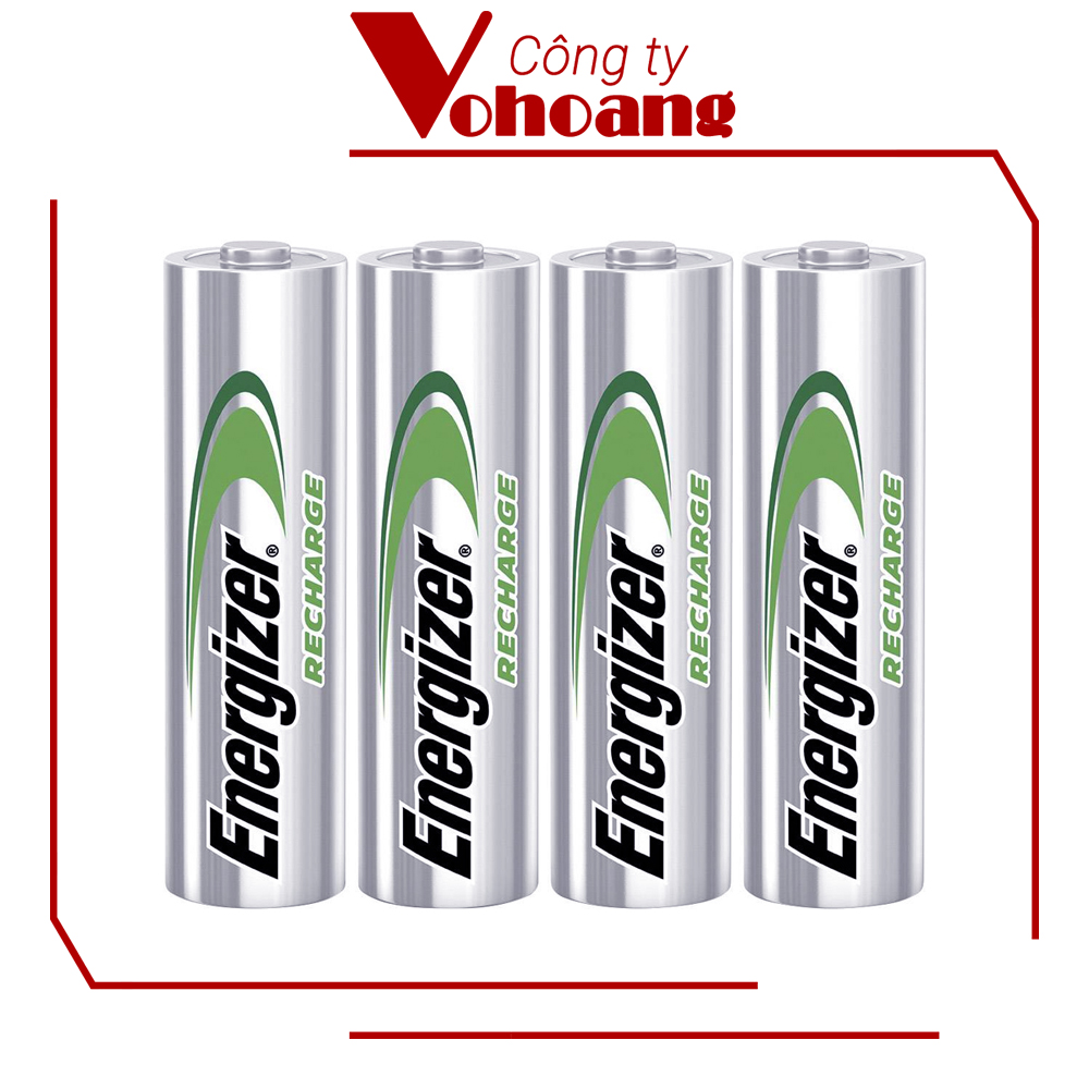 Bộ 4 Pin sạc AA Energizer TRAY 2000mAh (Không vỉ mới 100% bóc máy)