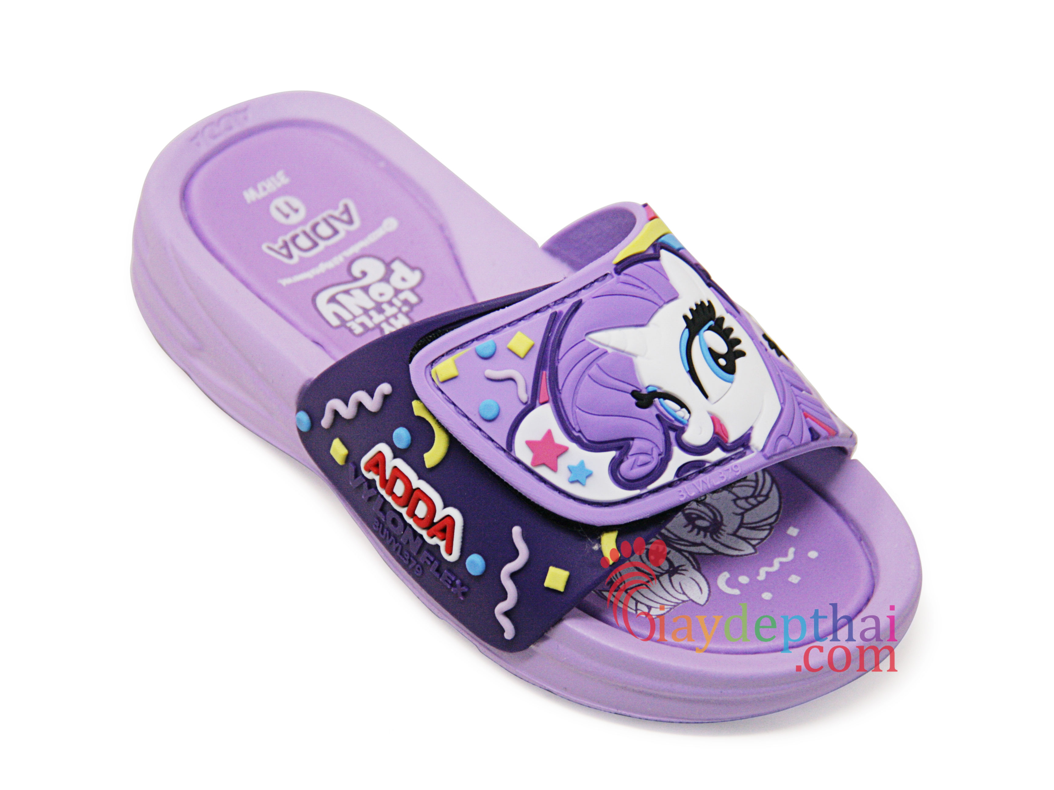 [HCM] Dép cho bé gái quai ngang ngua Pony Thái Lan Adda 31R7W