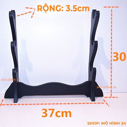 KỆ ĐỠ KIẾM BẰNG GỖ bộ giá đỡ siêu chất KÍCH THƯỚC LỚN giá đỡ kiếm 1 mét gỗ ép nội thất giá rẻ gỗ MDF