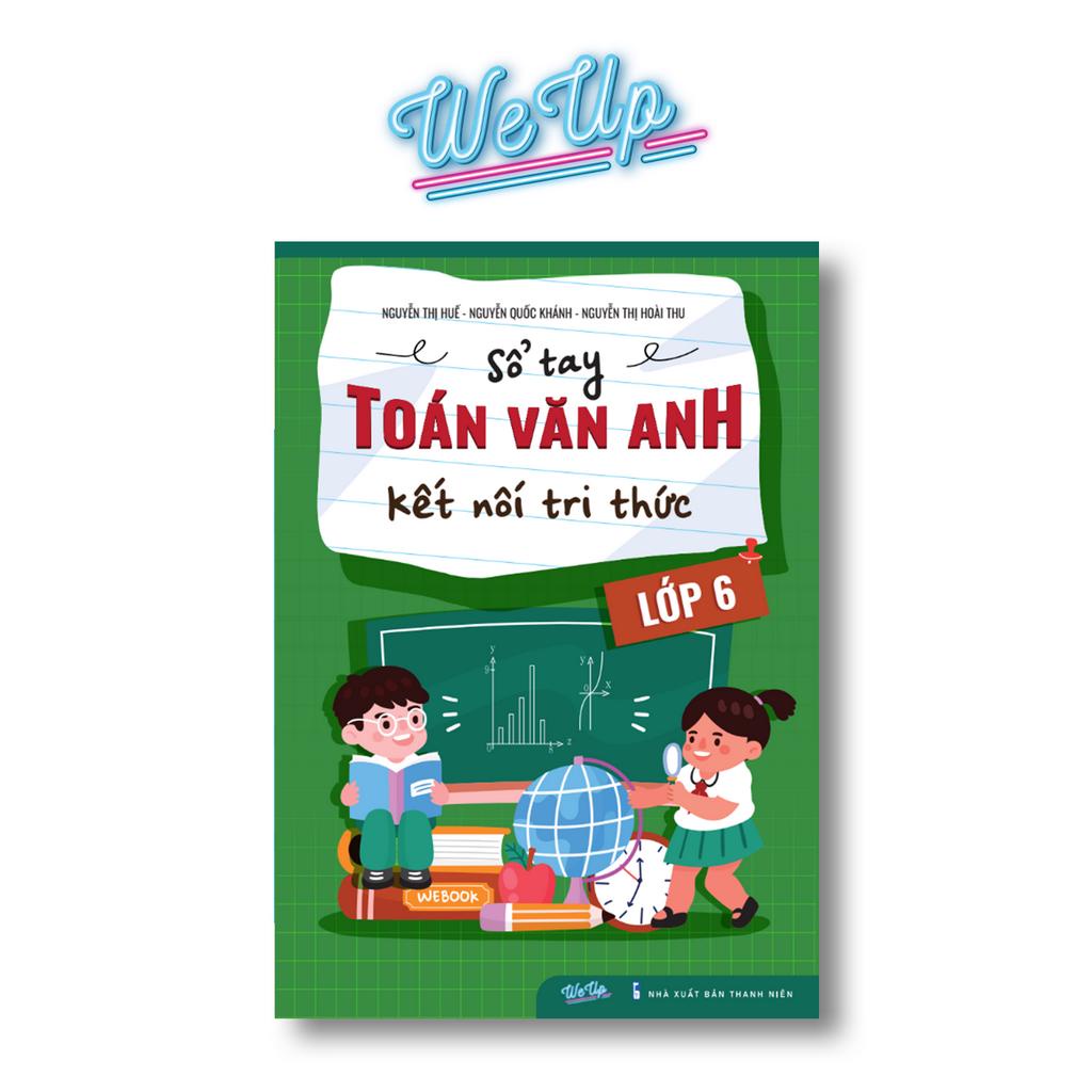 Sách- Combo Sổ Tay Đề Cương Toán Văn Anh Lớp 6 Học Theo SKETCHNOTE & Sổ Toán Văn Anh chương trình kế