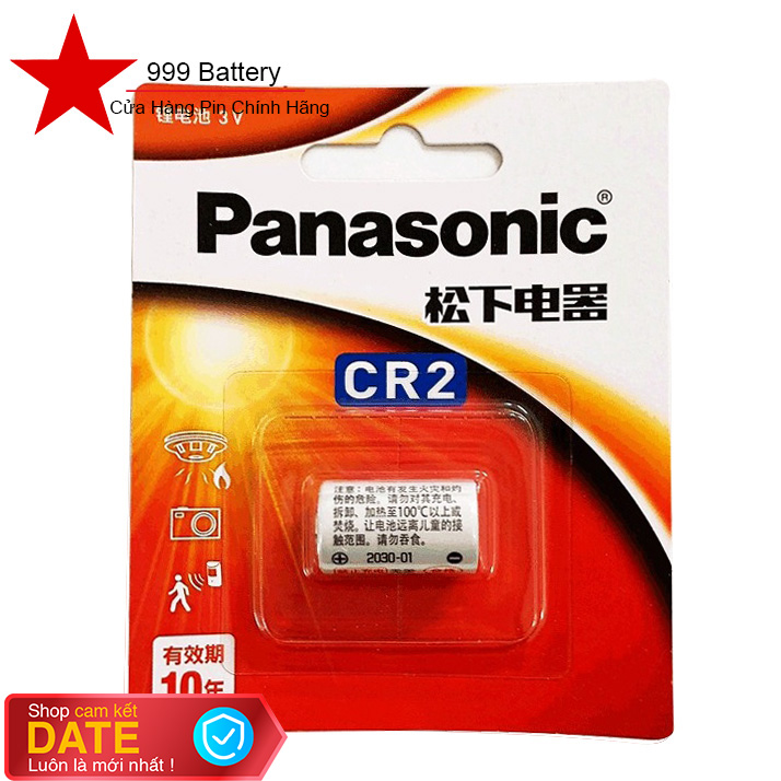Pin Cr2 pin máy ảnh Cr2 Panasonic 3V lithium (1 vỉ 1 viên)