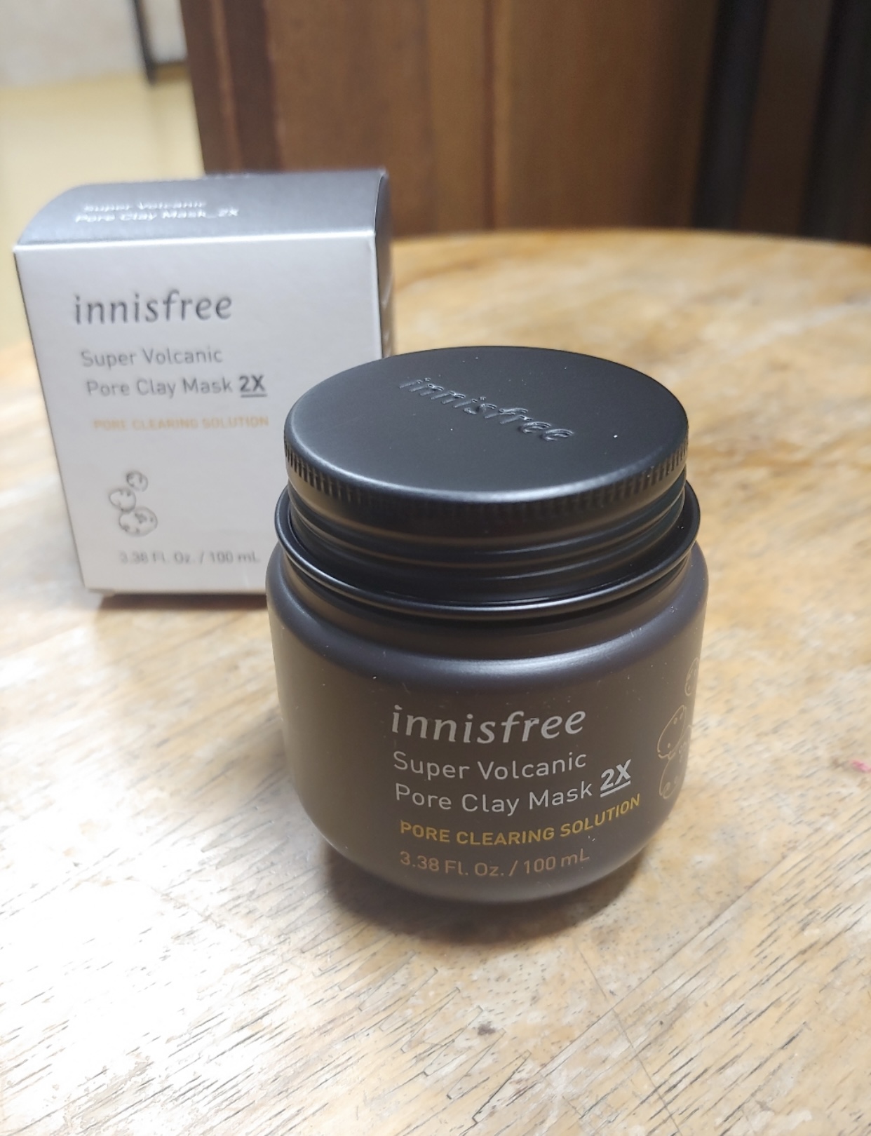 Mặt Nạ Lột Mụn Innisfree Super Volcanic Fore Clay Mask 2X 100Ml