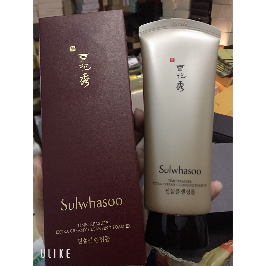 [Hcm]Sữa Rửa Mặt Chống Lão Hoá Sulwhasoo Dầu Thông Đỏ Timetreasure Extra Creamy Cleansing Foam Cam Kết Hàng Đúng Mô Tả Chất Lượng Đảm Bảo An Toàn Đến Sức Khỏe Người Sử Dụng Đa Dạng Mẫu Mã