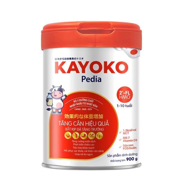 (Date mới) Sữa Kayoko Pedia công nghệ Nhật 900g