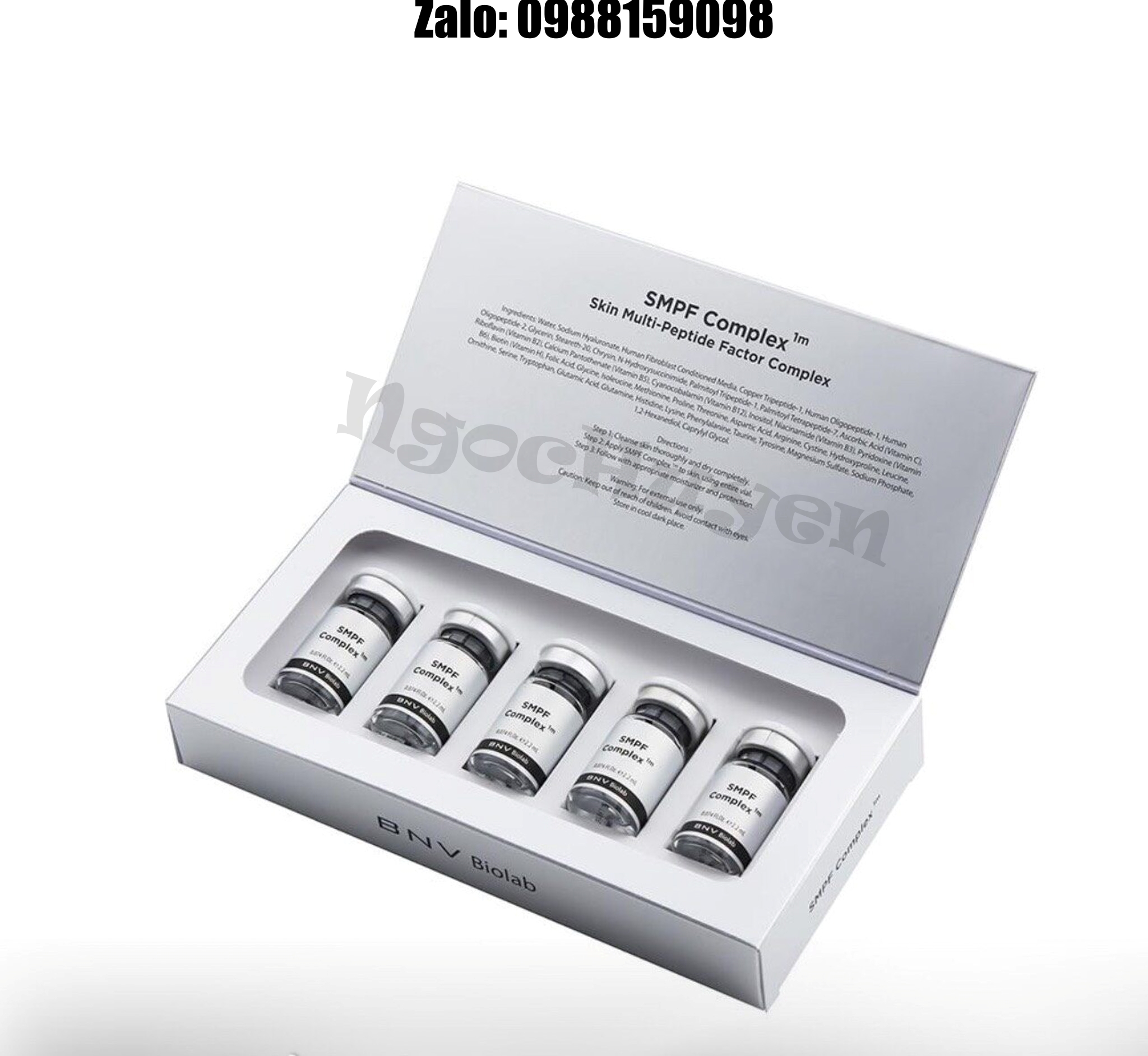 Tinh chất căng bóng da tiêm meso SMPF Complex - 1hộp 5 lọ 2.5ml