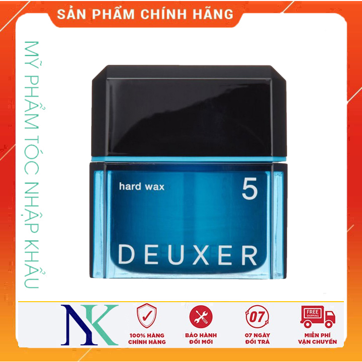 [Hcm]Sáp Giữ Nếp Tóc Mạnh Deuxer 5 Hard Wax 80G