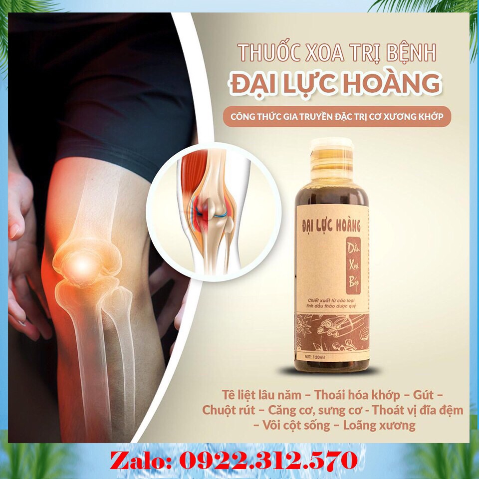 Dầu Xoa Bóp Đại Lực Hoàng 120Ml Dầu Xoa Bóp Đại Lực Hoàng [Hàng Có Sẵn]