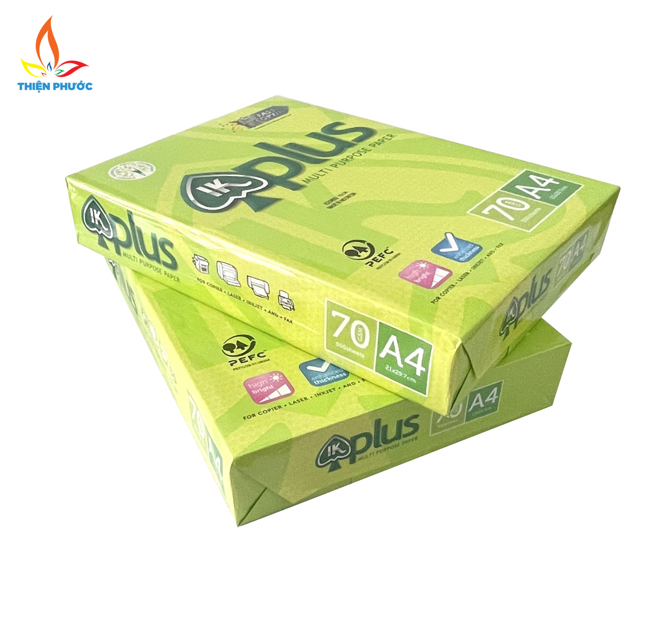 Giấy in A4 IK Plus 70gsm - Giấy in photo 500 tờ xuất xứ Indonesia SUKADO
