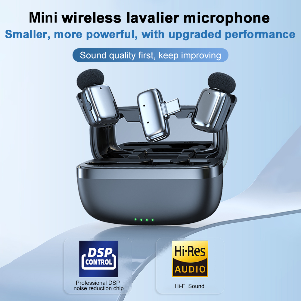 ZealSound M6ไมโครโฟนไร้สายแบบติดปกเสื้อขนาดเล็กสำหรับ iPhone iPad Android โทรศัพท์ Type-C ถ่ายทอดสด บันทึกเสียง วีล็อก ราคา 449 บาท*ส่งฟรี