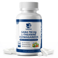 Viên nang GABA 750mg L-Theanine Ashwagandha 5-HTP Rhodiola Ginkgo DHA Vitamin D B6 B12 thư giãn tinh thần giảm stress lo âu nâng tập trung hỗ trợ giấc ngủ