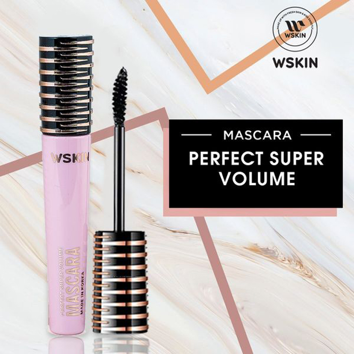 Mascara Siêu Dài Không Thấm Nước Wskin Mascara Perfect Super Volume