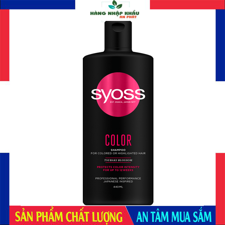 Dầu Gội Cho Tóc Nhuộm Bảo Vệ Màu Tóc Nhuộm Syoss Color440 Ml