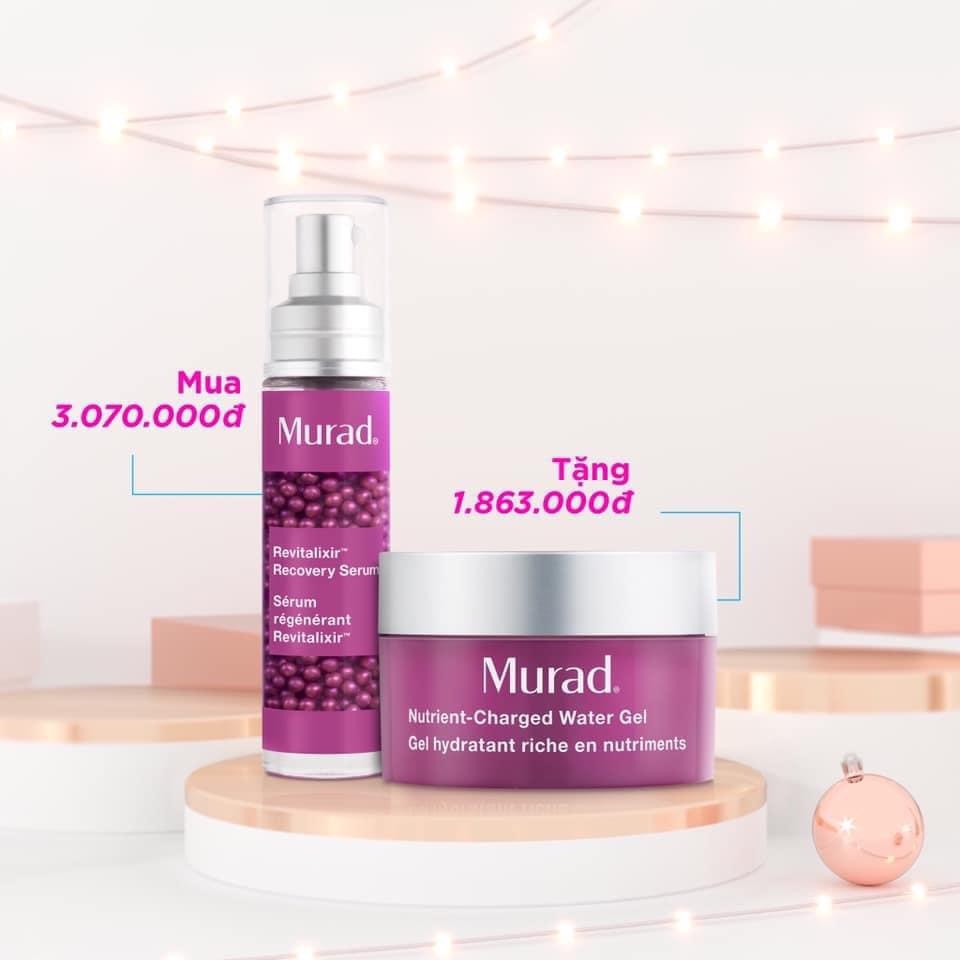 [Hcm][Murad - Quá Hời] Bộ Đôi Giúp Da Phục Hồi Và Căng Bóng (Revitalixir 30Ml + Water Gel 50Ml)