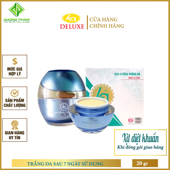 [ Chính Hãng ] Kem Dưỡng Trắng Da Deluxe La