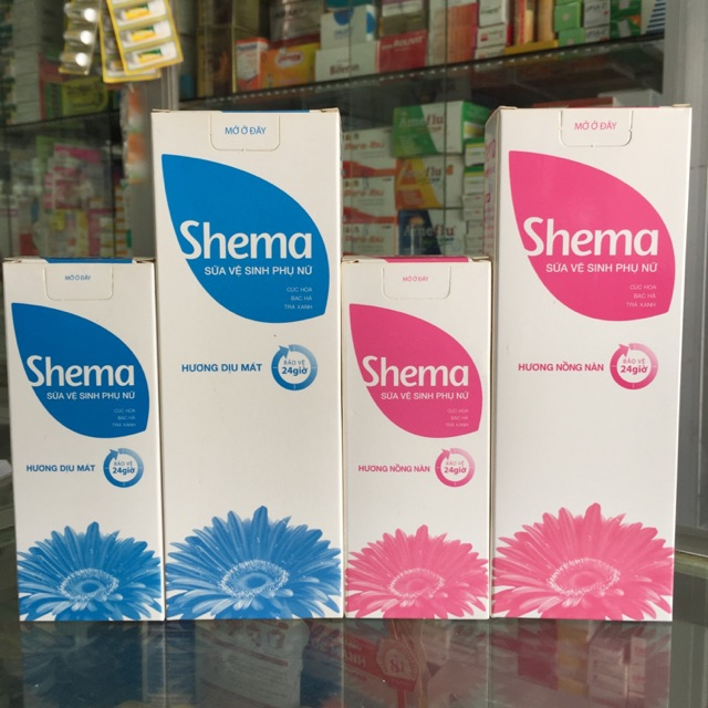 Sữa vệ sinh phụ nữ Shema lá đôi 100ml
