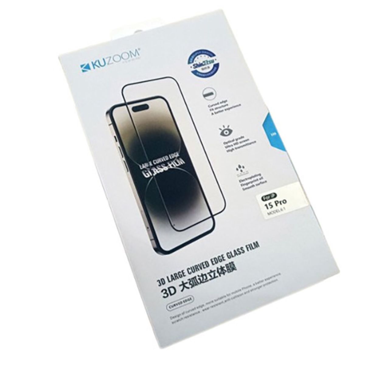 Kính cường lực trong Kuzoom 3D dành cho tất cả dòng iphone (Hàng chính hãng)