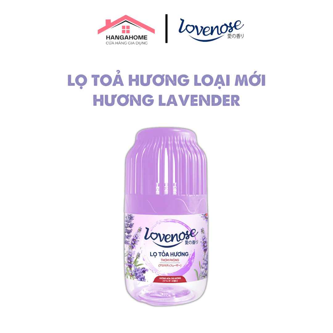 Lọ tỏa hương Lovenose 200ml hương thơm tự nhiên dễ chịu khử mùi sáp thơm phòng thế hệ mới 45 ngày