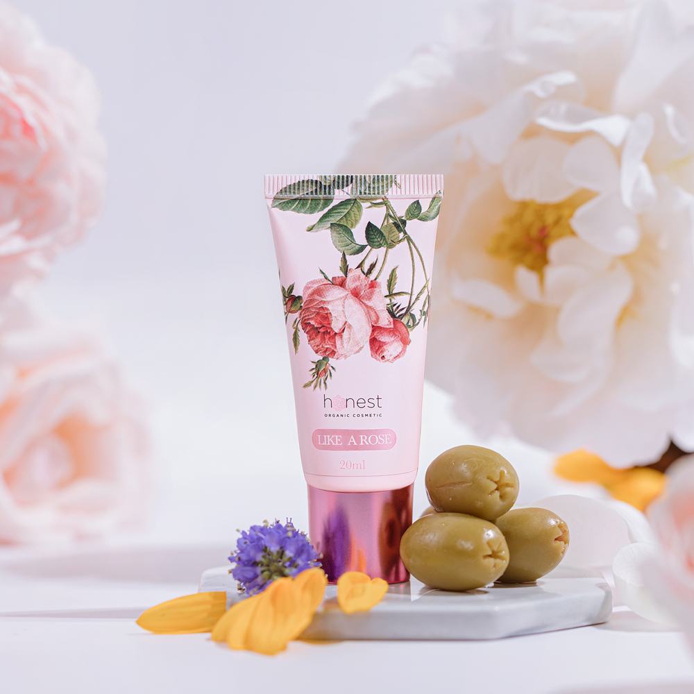 Kem dưỡng da tạo má Hồng hữu cơ tự nhiên không make up HONEST BEAUTY LIKE A ROSE