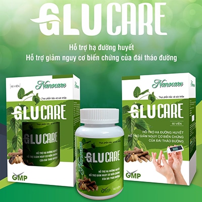 [HCM]Glucare - viên uống hỗ trợ hạ đường huyết cho người tiểu đường