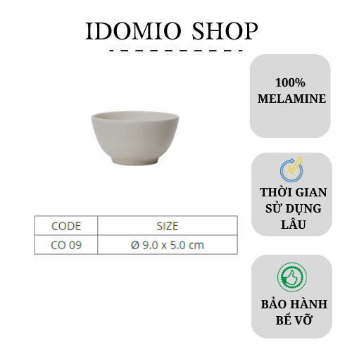 Chén Chấm Vân Đá Nhựa Melamine Fataco