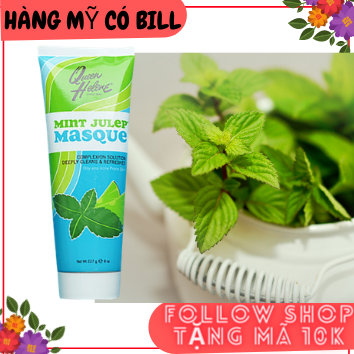 (Có Bill Nhập)Mặt Nạ Đất Sét Bạc Hà Queen Helene Mint Julep Masque227G