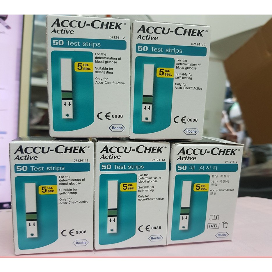 [Hcm][Chính Hãng] - Que Thử Đường Huyết Accu - Chek Active