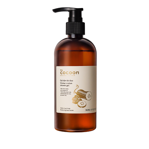 [Hcm]Gel Tắm Bí Đao Cocoon 300Ml Cho Da Mụn Lưng Da Nhạy Cảm