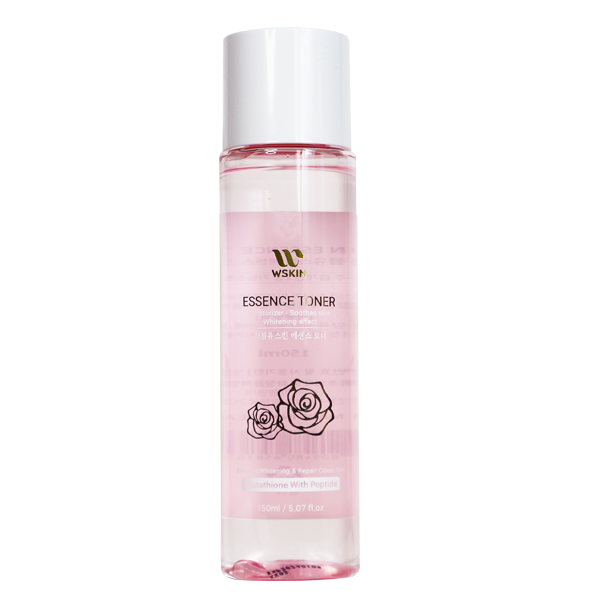 Nước Hoa Hồng Tinh Chất Dưỡng Trắng Da Wskin Essence Toner 150Ml