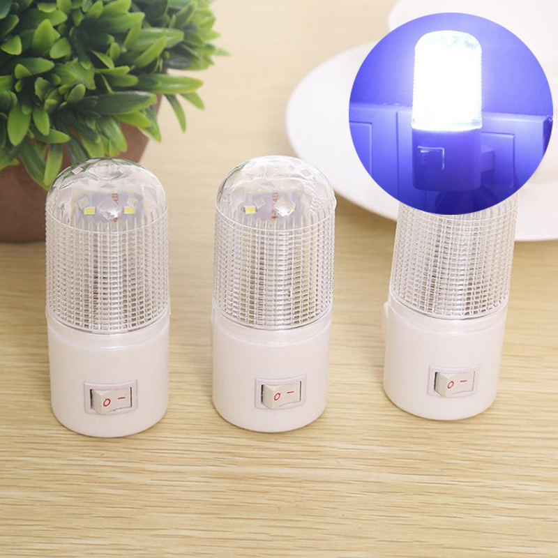Combo 3 Đèn ngủ 3W phòng ngủ gắn tường 4 LED bóng đèn chiếu sáng phích cắm