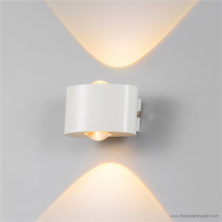 [RẺ VÔ ĐỐI]Đèn Led hắt tường treo tường gắn tường trong nhà ngoài trời 6 bóng 8 bóng Led 220V VNT624