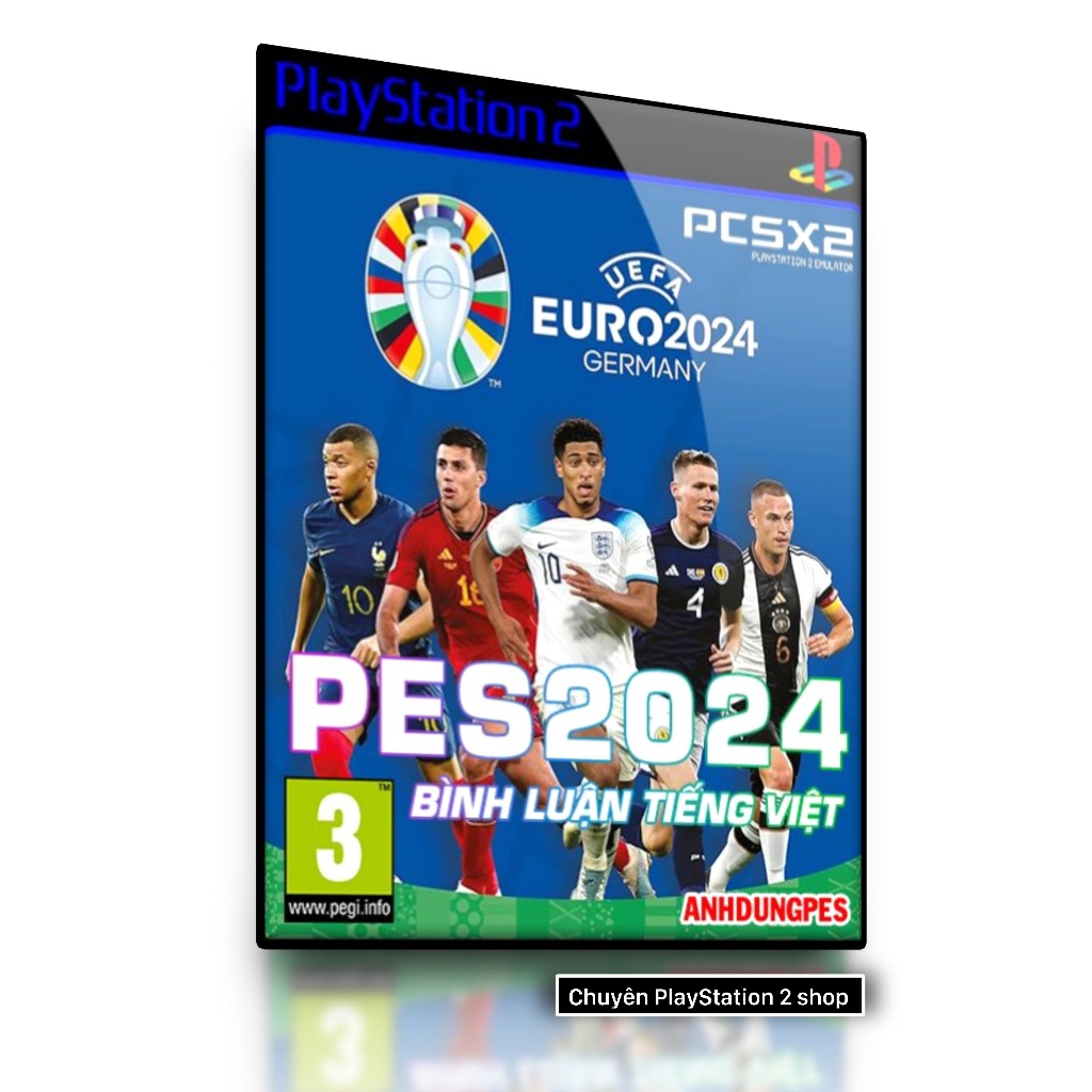 Đĩa game Ps2 Pes 2024 Pes 2025 Playstation 2 copy disc
