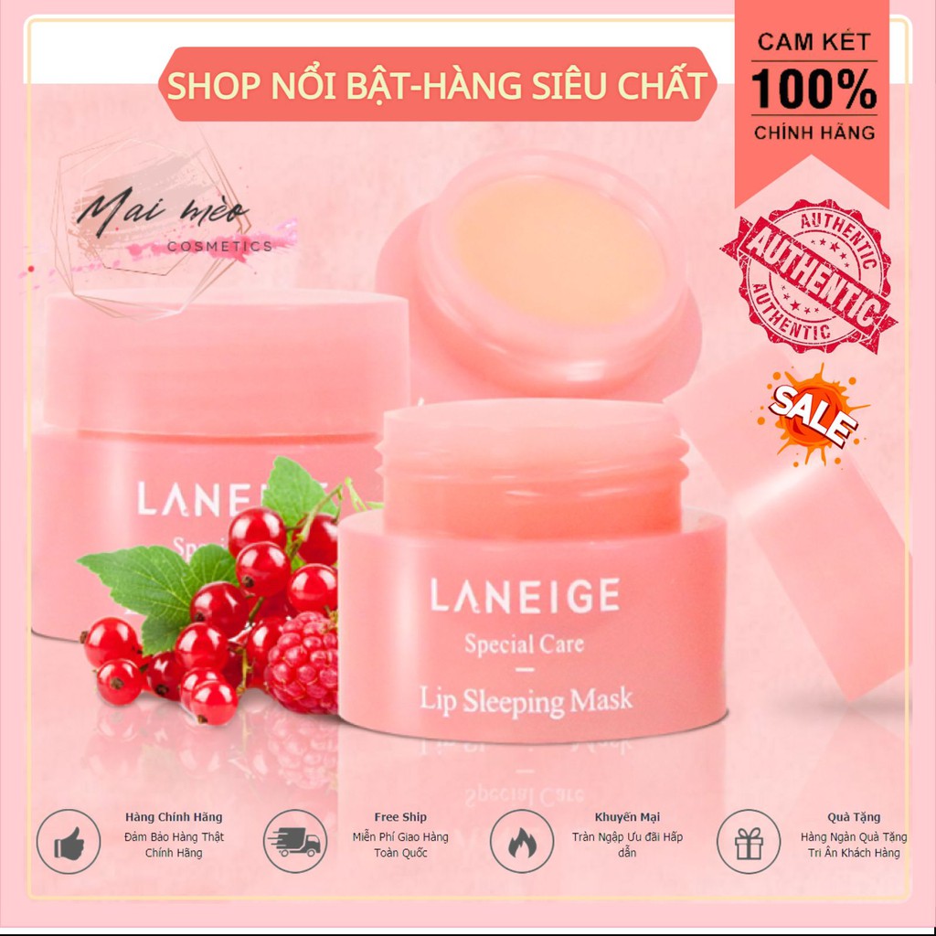 Dưỡng Môi Laneige - Ủ Môi Laneige/Dưỡng Ẩm Môi/Mask Môi - Son Dưỡng Môimặt Nạ Ngủ Laneigelaneige Lip Sleeping Mask